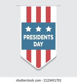President's Day Background Design. Banners, Posters, Greeting Cards. Vector Illustration.