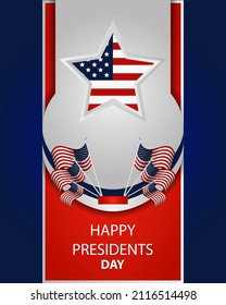 President's Day Background Design. It is suitable for posters, banners, invitations, advertising. Vector illustration