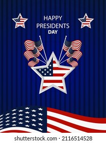 President's Day Background Design. It is suitable for posters, banners, invitations, advertising. Vector illustration