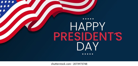 President's Day Background Design. Vector Illustration.