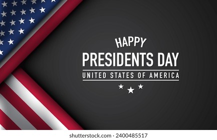 Presidents Day Background Design. Vector Illustration.