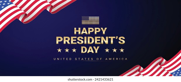 Präsident-Day-Hintergrund, Design, Vektorgrafik