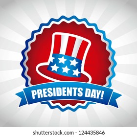 presidents day background, united states. vector illustration