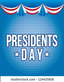 presidents day background, united states. vector illustration