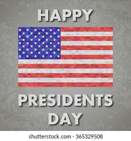 presidents day background, united states flag