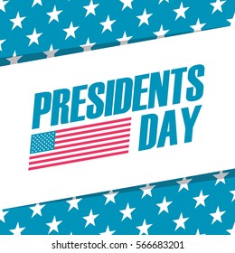 Presidents day background. Vector illustration.