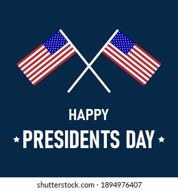Presidents day background. Vector typography, text or logo design. National american holiday 