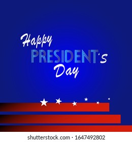 Presidents day banner & poster . Vector template.