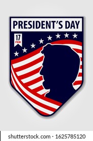 President's Day celebration design template.