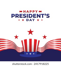 presidents day design illustration collection