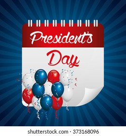 presidents day design, vector illustration eps10 graphic 