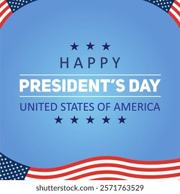 Presidents Day. Happy Presidents Day Background Design. Banner, Poster. Vector Illustration.