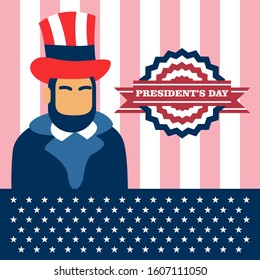 President's Day Illustration Vector Image