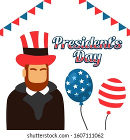 President's Day Illustration Vector Image