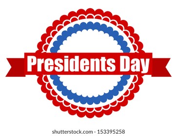 Presidents Day Label