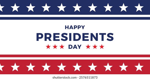 President's Day Poster Background Design.