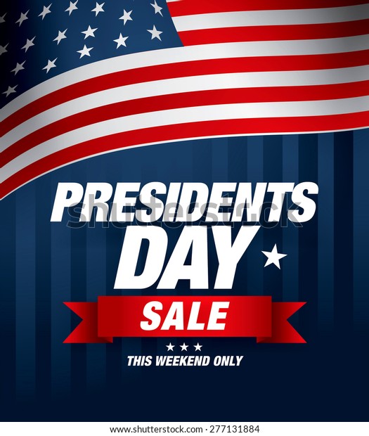 Presidents Day Sale Stock Vector