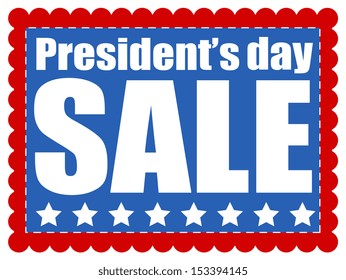 Presidents Day Sale Background