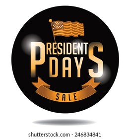 Presidents Day sale design royalty free stock illustration Perfect for ads, poster, flier, signage, announcements