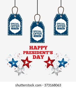 presidents day sale design, vector illustration eps10 graphic 