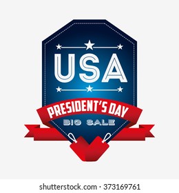 presidents day sale design, vector illustration eps10 graphic 