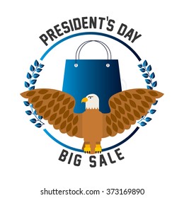 presidents day sale design, vector illustration eps10 graphic 
