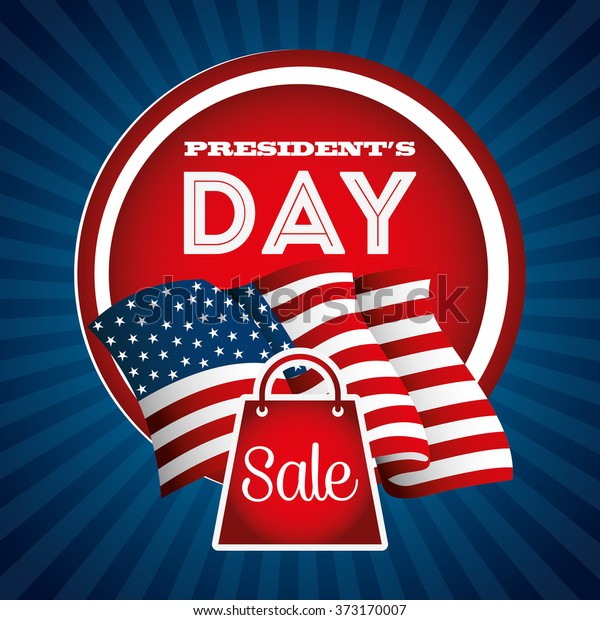 Presidents Day Sale Design vector illustration