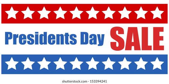 Presidents Day Sale Vector