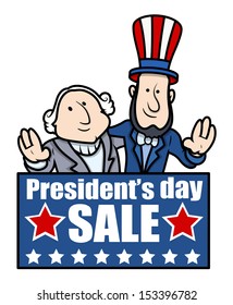 Presidents Day Sale - Vector Illustration