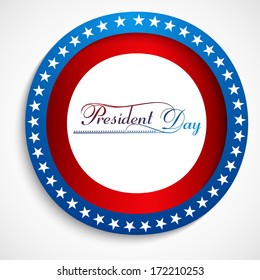 presidents day stylish text united states background design vector