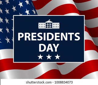 Presidents Day in USA Background. United States of America celebration. Vector illustration.