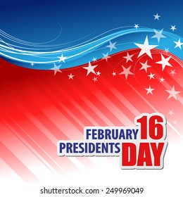 Presidents Day Vector Background