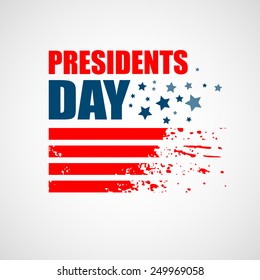Presidents Day Vector Background