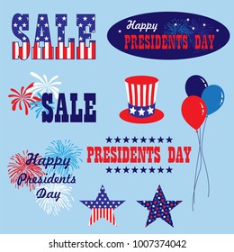 Presidents day vector graphics clipart 