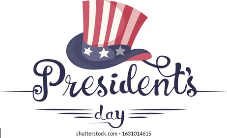 President's day vector typography. Perfect template for sale banners, website, landing page and mobile app
