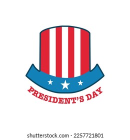 Presidents day. Vector typography, text or logo design. Can be used for sale banners, greeting cards, gifts etc.