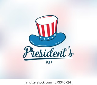 Presidents day. Vector typography, text or logo design. Usable for sale banners, greeting cards, gifts etc.