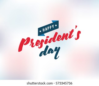 Presidents day. Vector typography, text or logo design. Usable for sale banners, greeting cards, gifts etc.