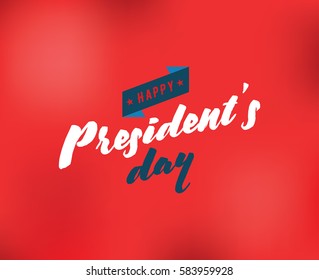 Presidents day. Vector typography, text or logo design. Usable for sale banners, greeting cards, gifts etc.