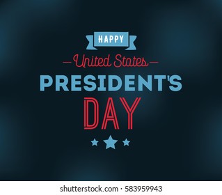 Presidents day. Vector typography, text or logo design. Usable for sale banners, greeting cards, gifts etc.