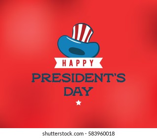 Presidents day. Vector typography, text or logo design. Usable for sale banners, greeting cards, gifts etc.