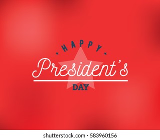 Presidents day. Vector typography, text or logo design. Usable for sale banners, greeting cards, gifts etc.