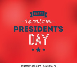 Presidents day. Vector typography, text or logo design. Usable for sale banners, greeting cards, gifts etc.
