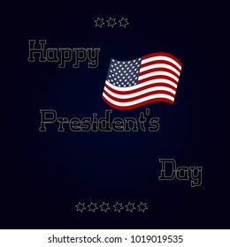 Presidents Day. Washington's Birthday