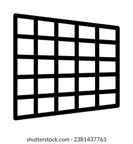 prespective vector icon on white background