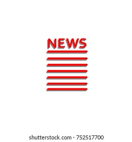 Press. 3D icon