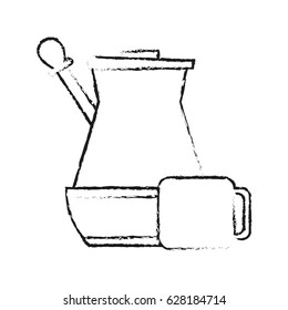 press coffee related icon image 