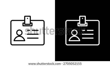 Press Conference White Icon Set Design