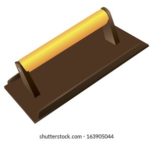 Press for cooking meat, bacon. Vector illustration.