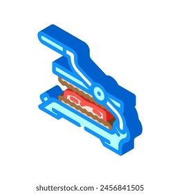 presione el Vector del equipo del restaurante de la parrilla. presione el signo del equipo del restaurante de la parrilla.